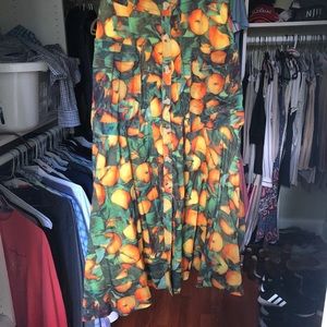 Citrus maxi skirt - Anthropologie